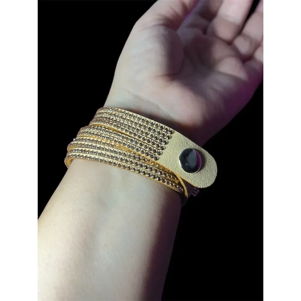 Wrap Bracelet Adjustable Snap Closure